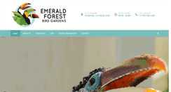Desktop Screenshot of emeraldforestbirds.com